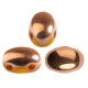 Cuentas de vidrio Samos® by Puca® - Opaque hyacinth capri gold 93120/27101